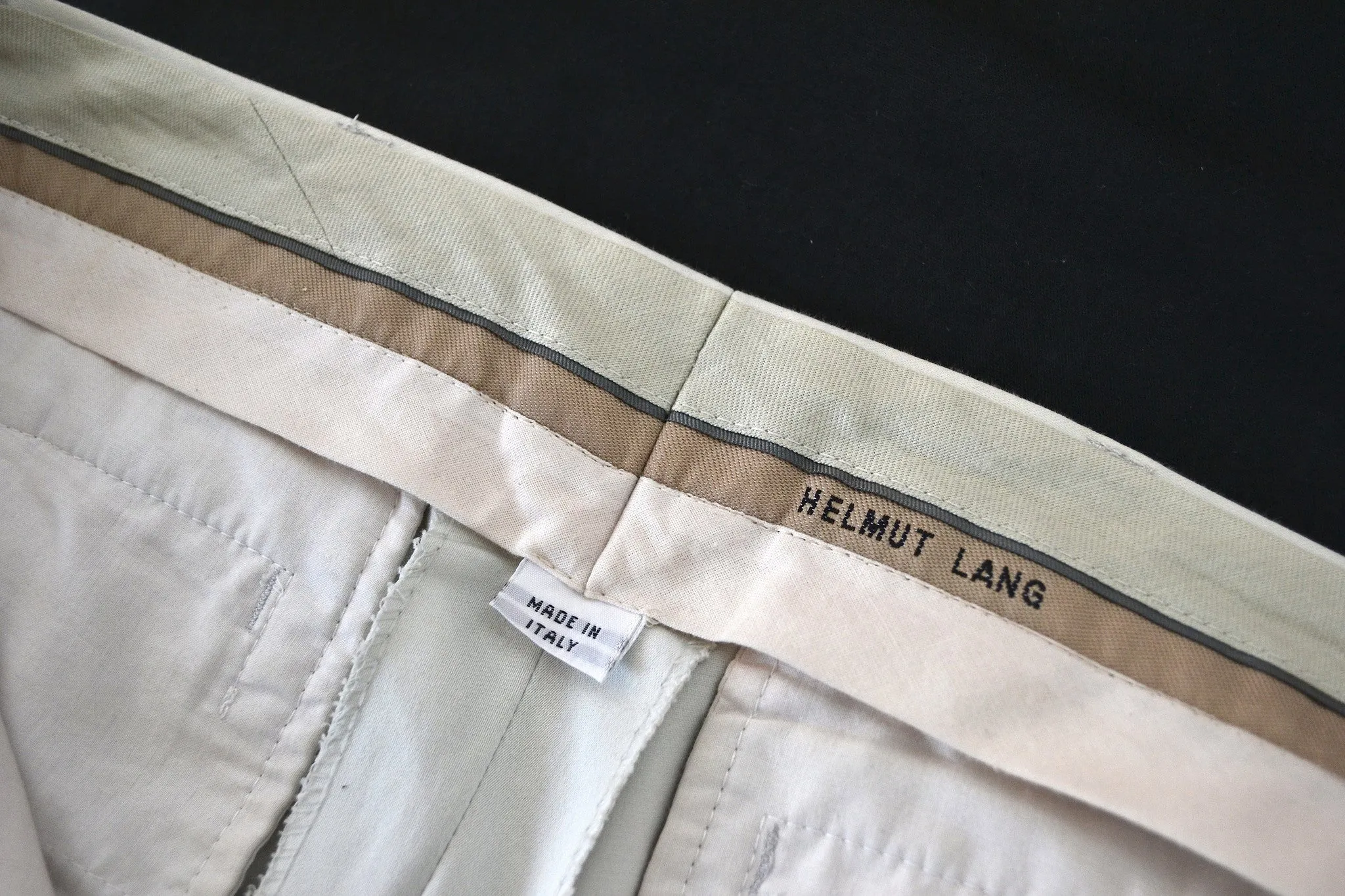 2002 Sateen Cotton Tailored Trousers