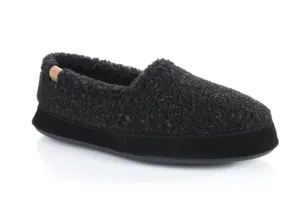 ACORN A10086ACE100 MEN'S ORIGINAL MOCCASIN SLIPPERS BLACK BERBER