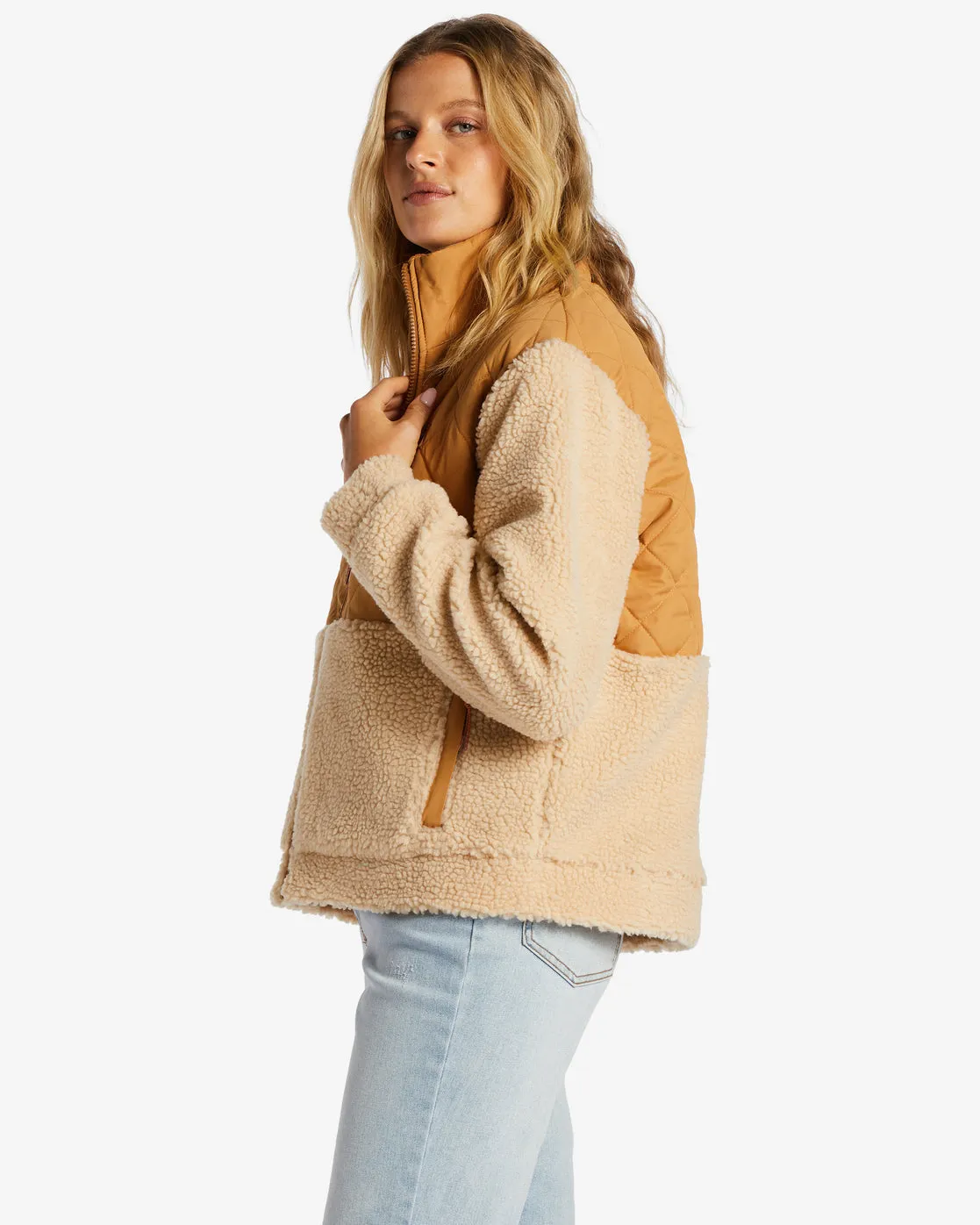 A/Div Hidden Trails Zip-Up Jacket - Caramel