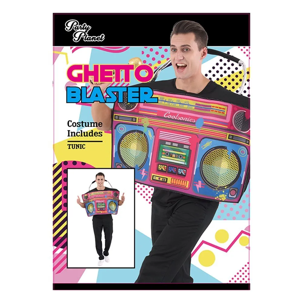 Adult 80's Ghetto Blaster Costume