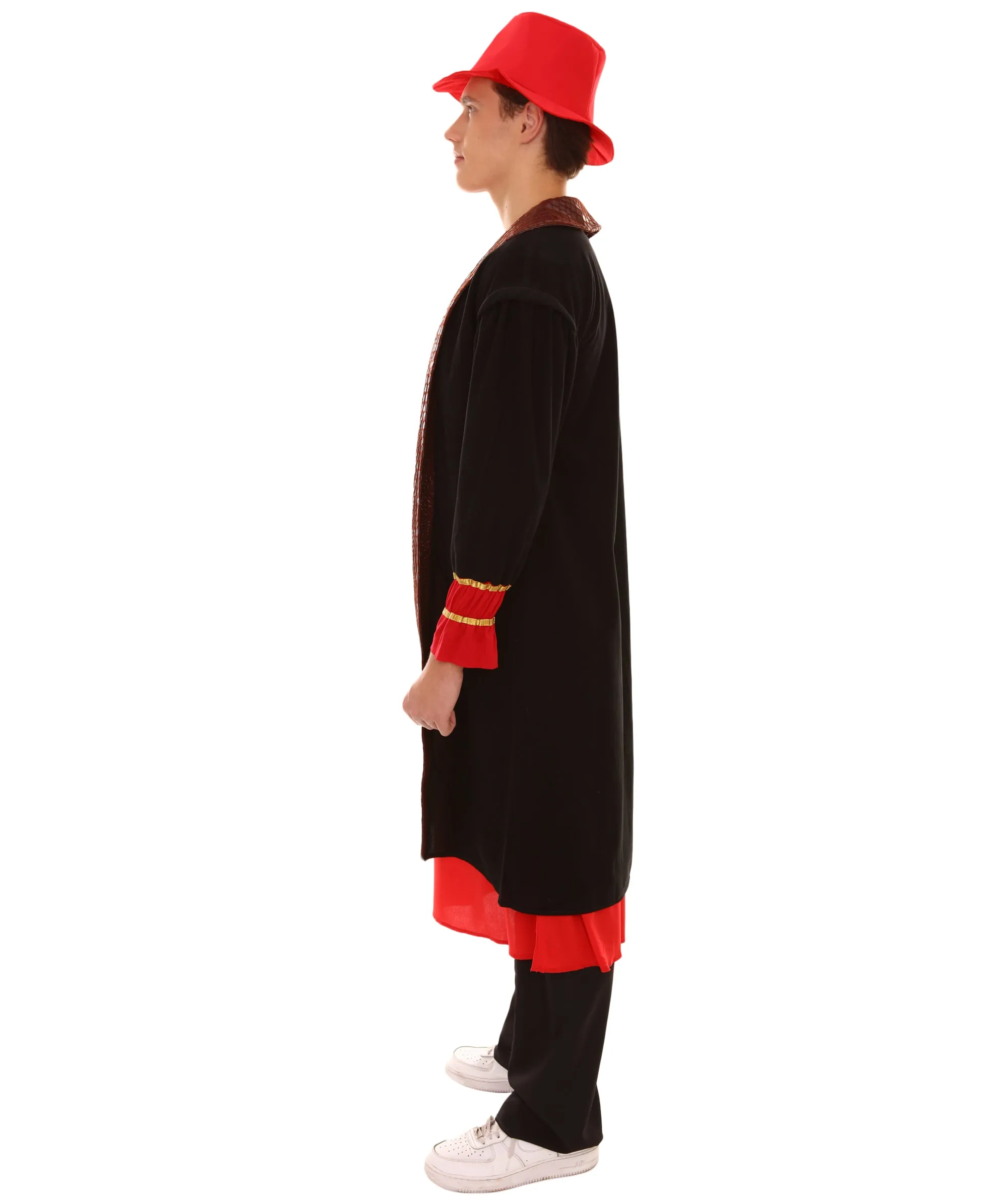 Adult Men's Painter Artitst Costume | Red Cosplay Costume