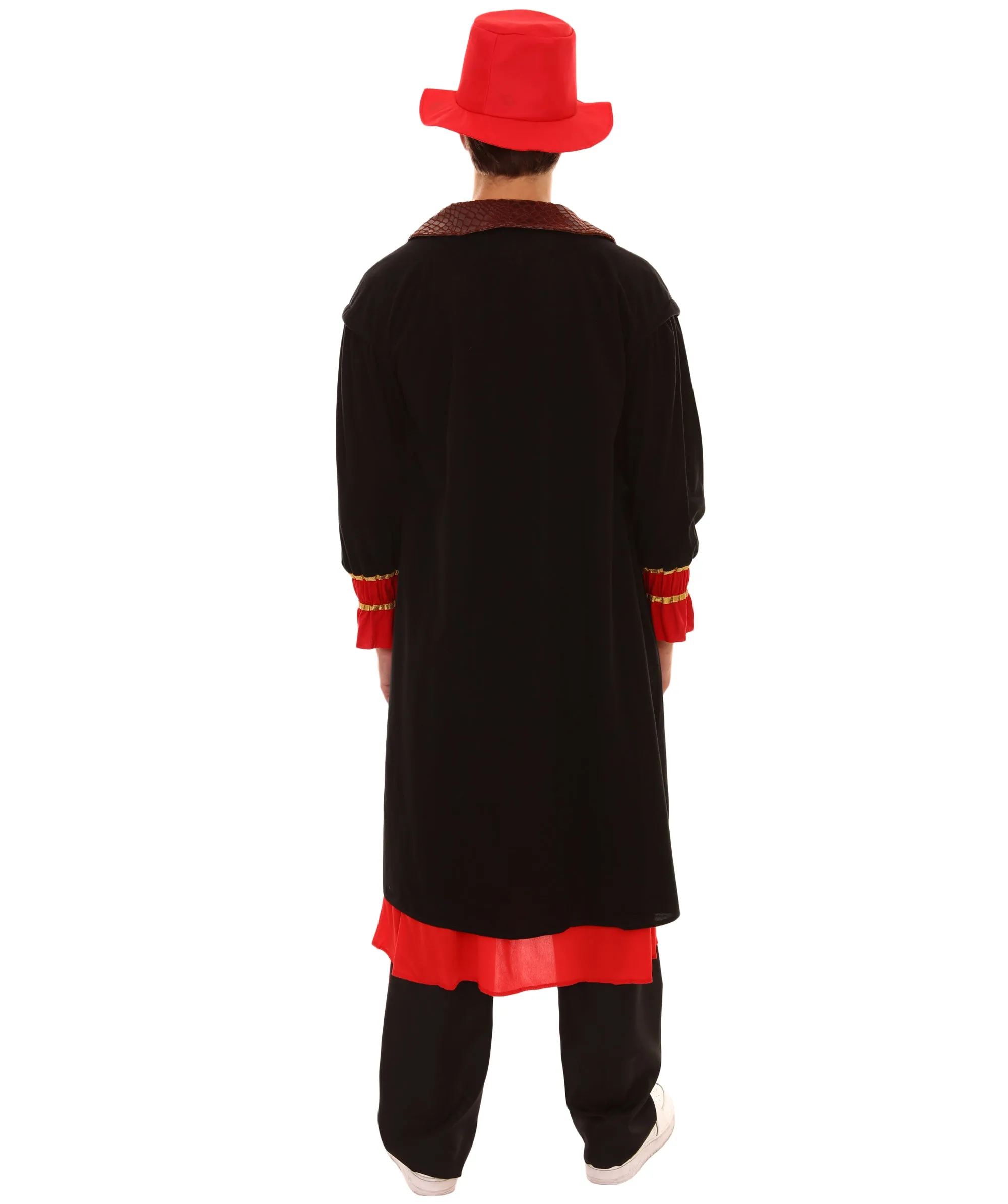 Adult Men's Painter Artitst Costume | Red Cosplay Costume