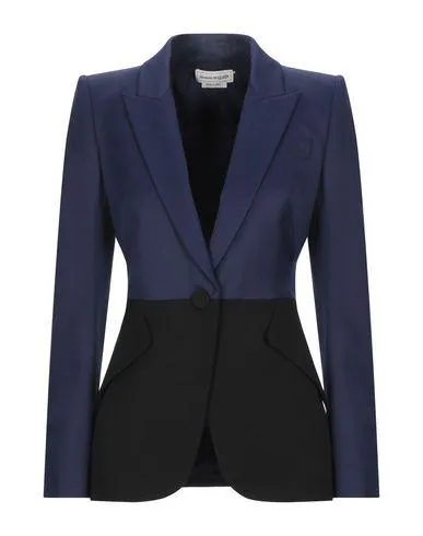 Alexander Mcqueen Women Blazer Dark blue 10 UK