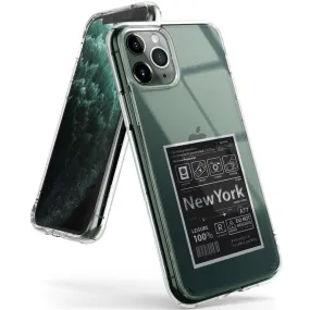 Apple iPhone 11 Pro Max Back Cover Case | Fusion Design - NEW YORK : LABEL