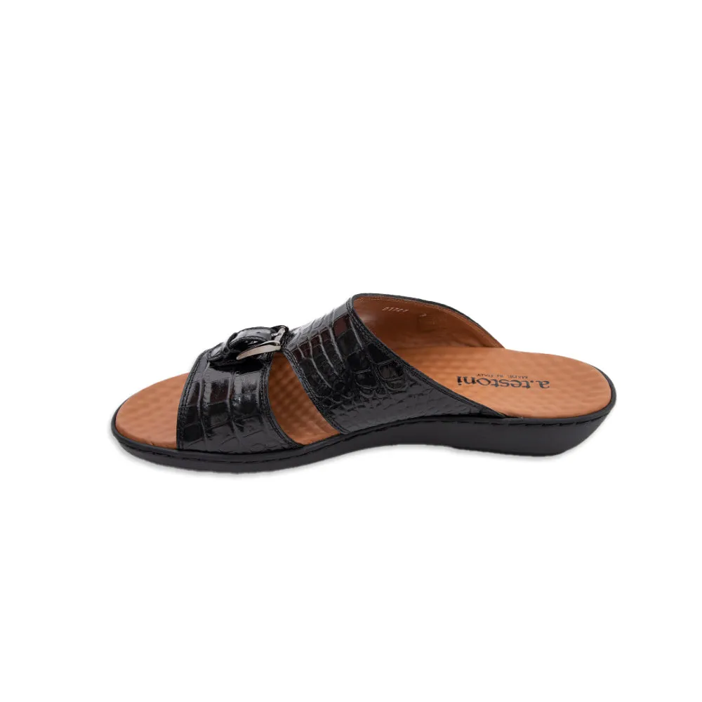 A.Testoni Sandal Black