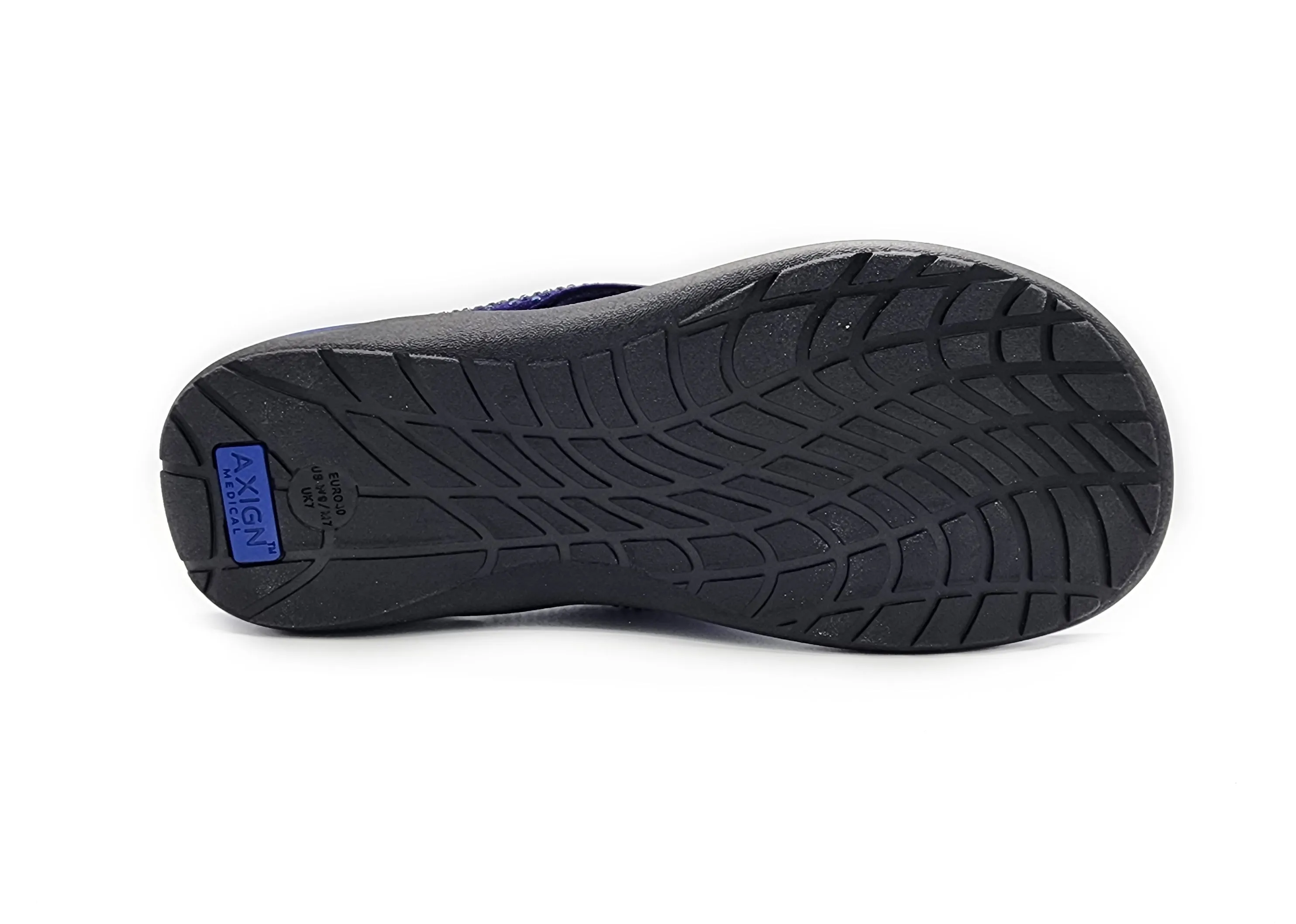 Axign Premium Bling Orthotic Thongs - Navy