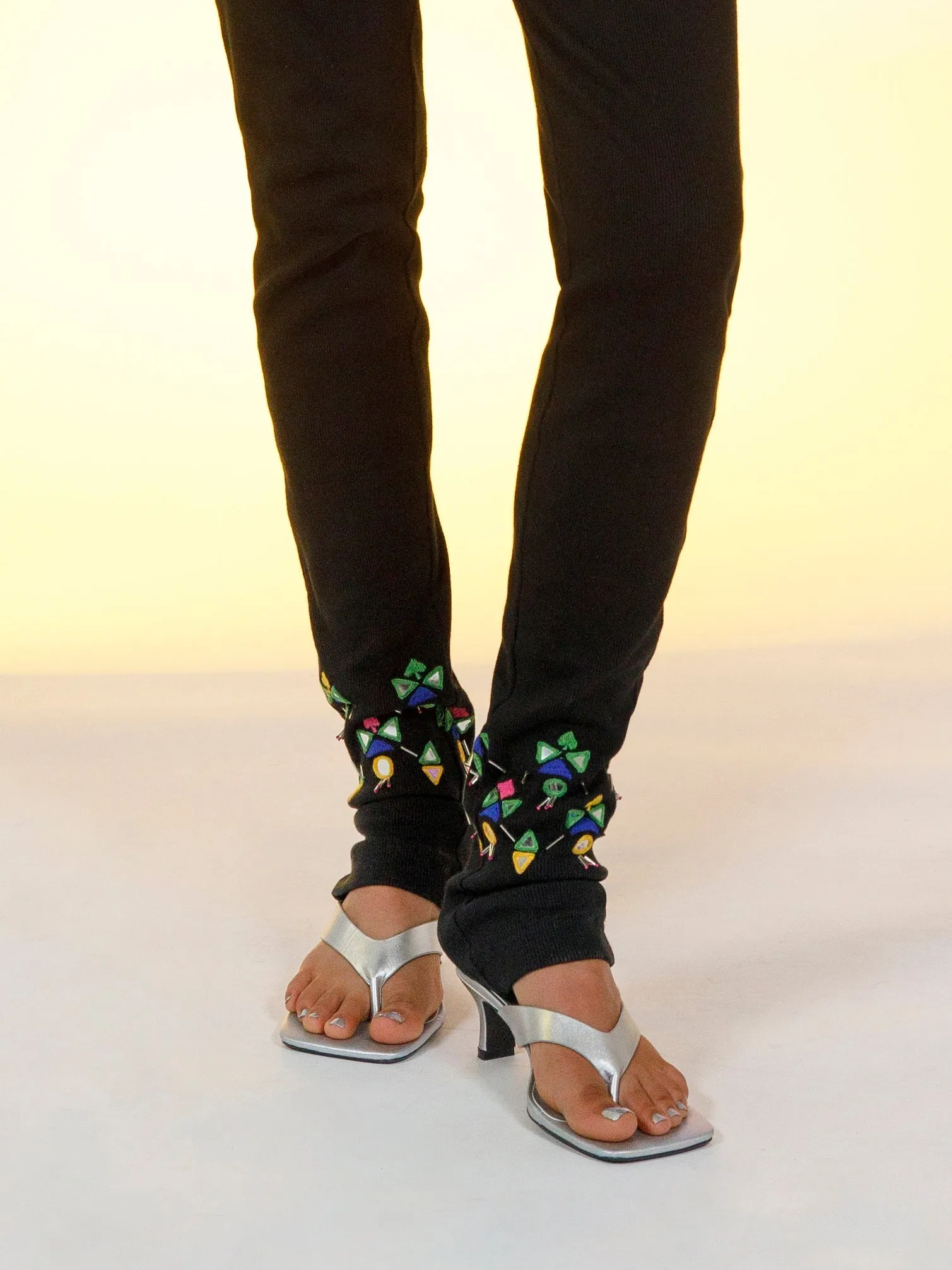 Beaded Churi Leggings