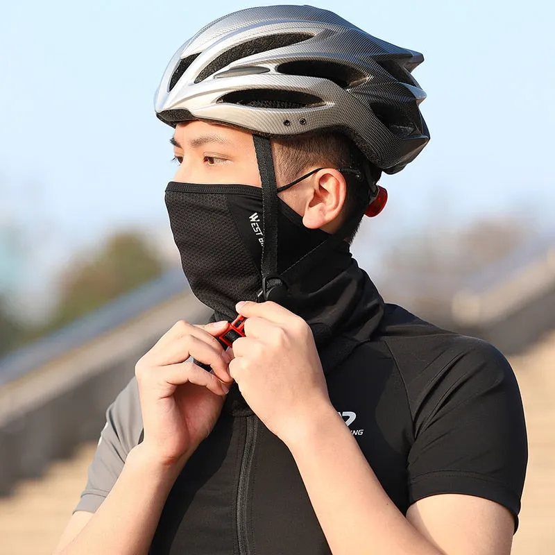 Breathable Summer Cycling Headwear Ice Silk Anti-UV Outdoor Sport Running Scarf Dustproof Men Women Bike Balaclava