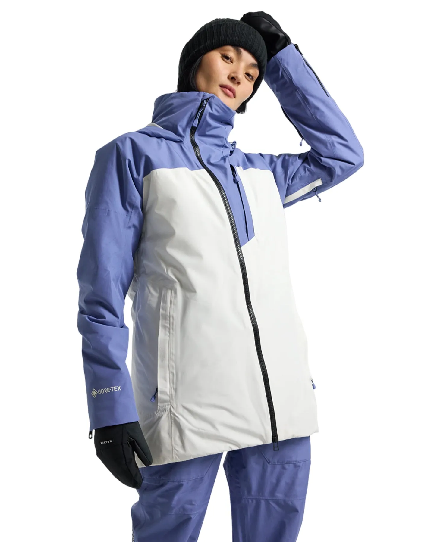 Burton Women's Pillowline Gore-Tex 2L Snow Jacket - Slate Blue/Stout White