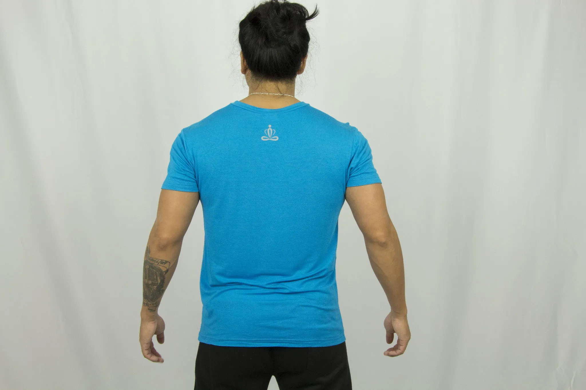 Buudah Bamboo Casual V Neck blue