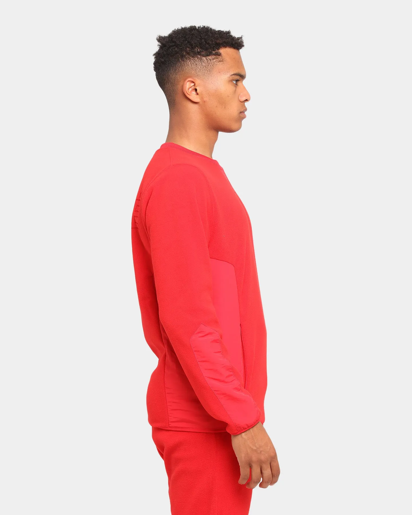 Carré Polaire Crewneck Red