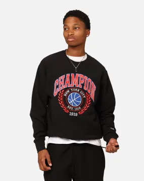 Champion Reverse Weave Field Basketball Crewneck Black