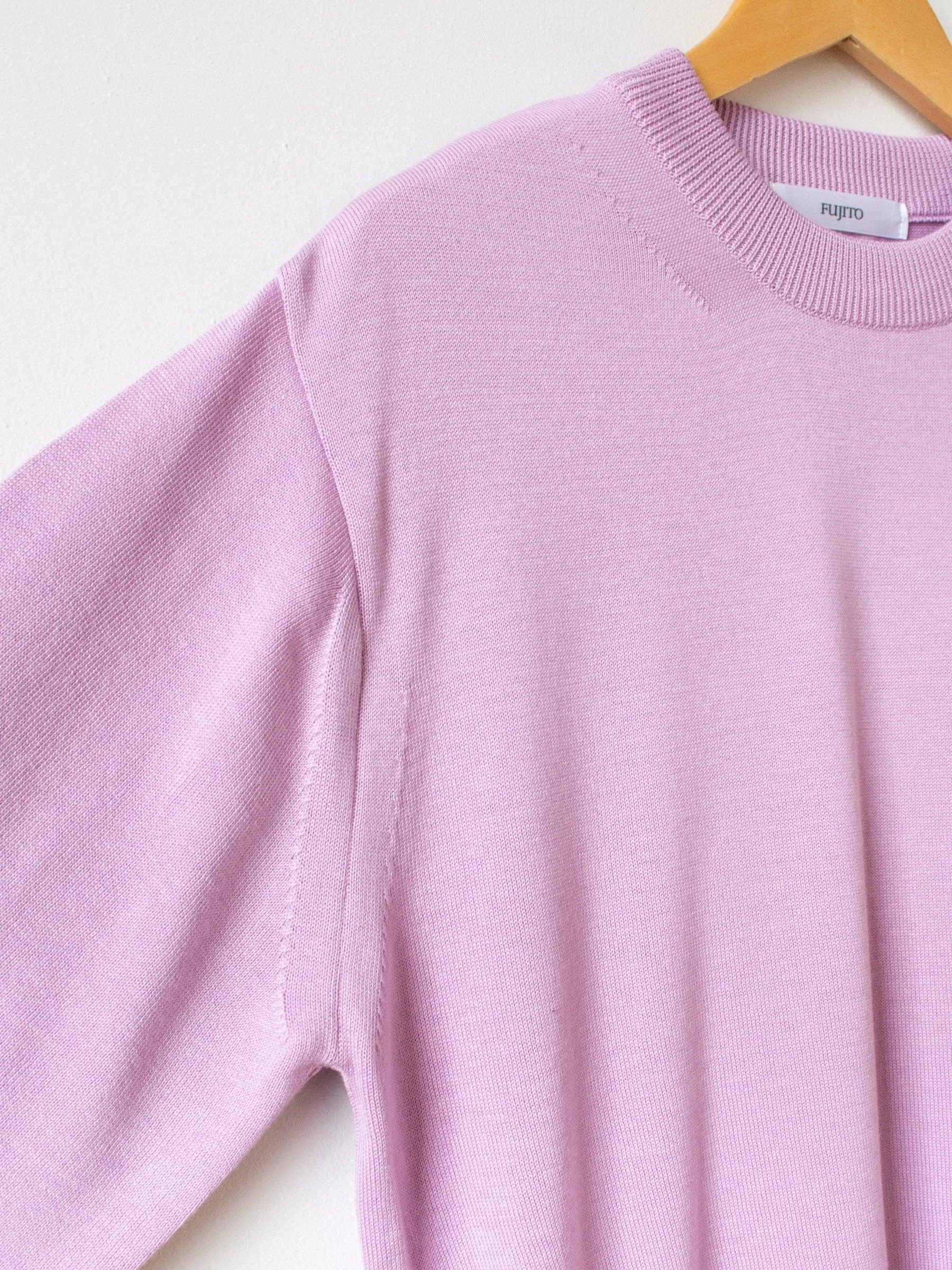 Co Silk C/N Knit Sweater - Lavender