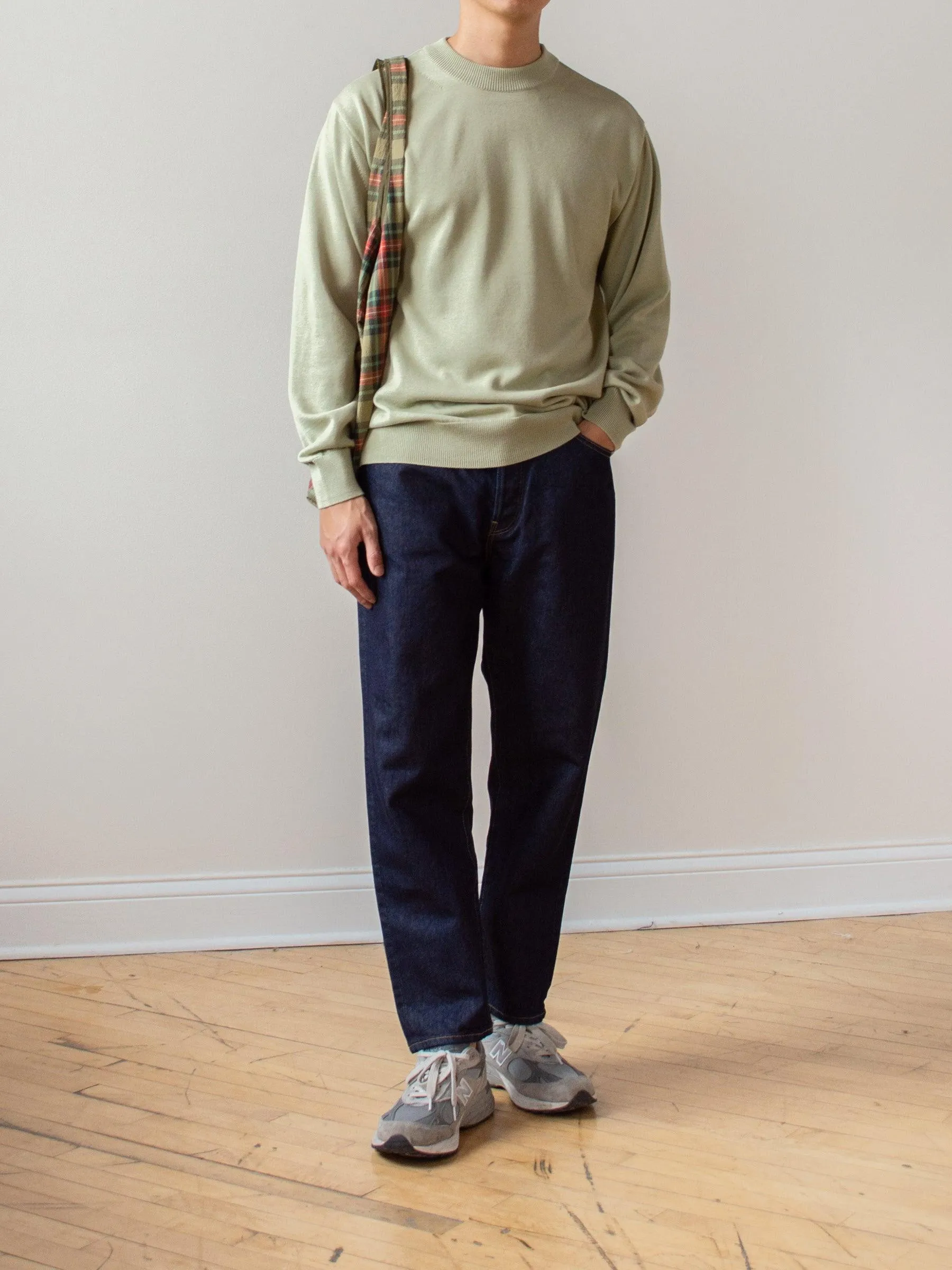 Co Silk C/N Knit Sweater - Moss