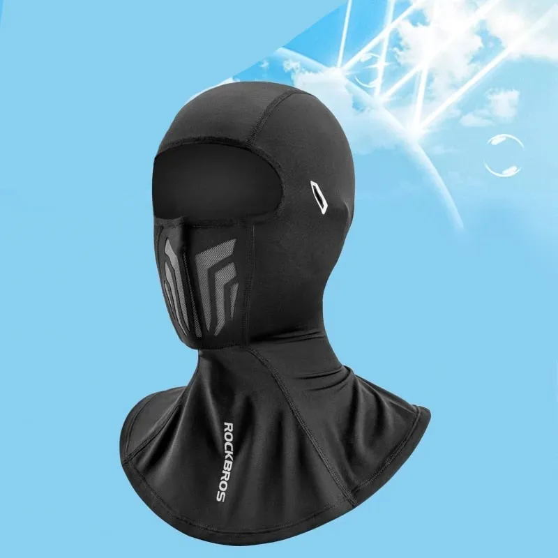 Cycling Mask Summer Balaclava Ice Silk Bicycle Cap  Bandana Sports Running Headband Windproof Riding Cool Summer Mask