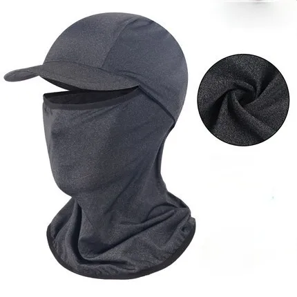 Cycling Mask Sun-Proof Headgear Riding Running Outdoors Sports Belt Brim Ice Silk Head Cover Absorbent Breathable