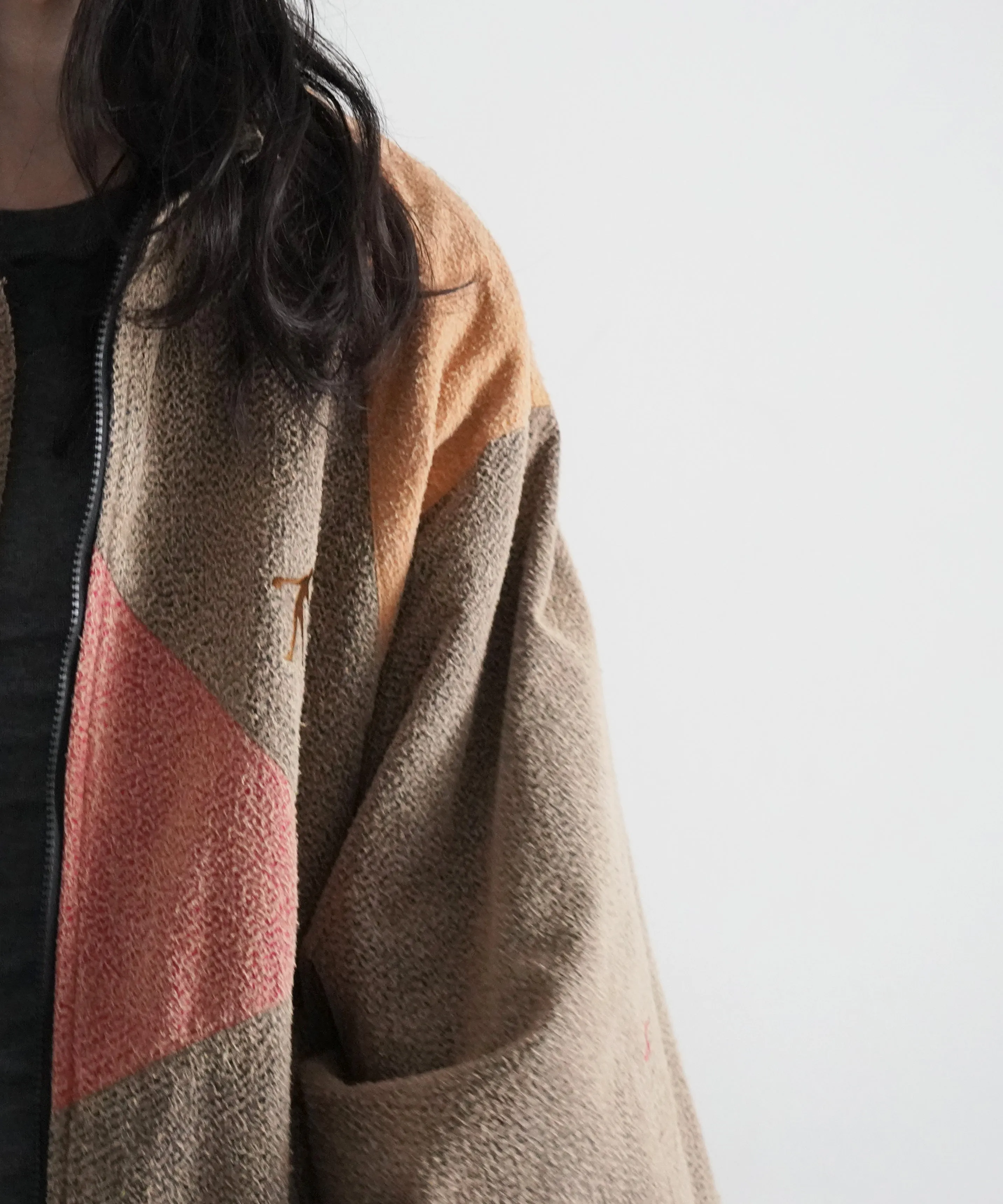 doublet SILK NEEDLE TRACK JACKET "DUST"