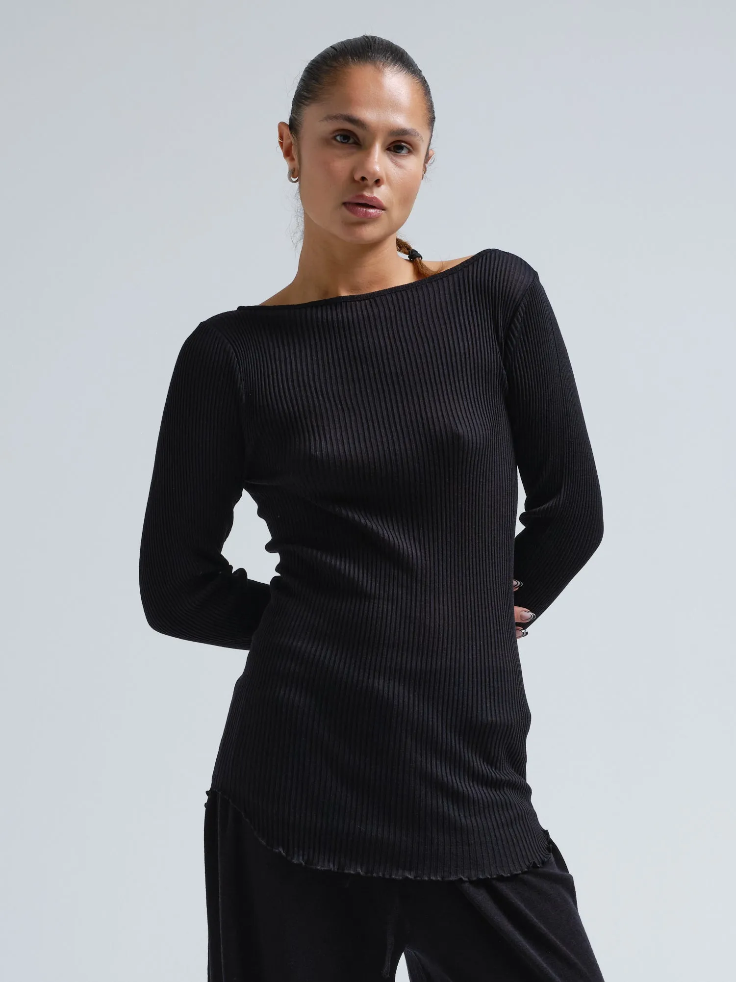 Elegante | Merino wool - Black