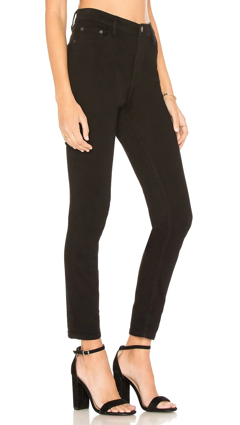 Free People Long And Lean Jegging Black