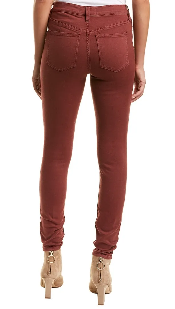 Free People Long And Lean Jegging Red Mocha