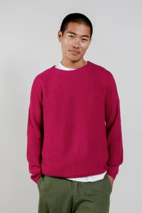 GIOVANNI Wool Blend Jumper - Fuschia