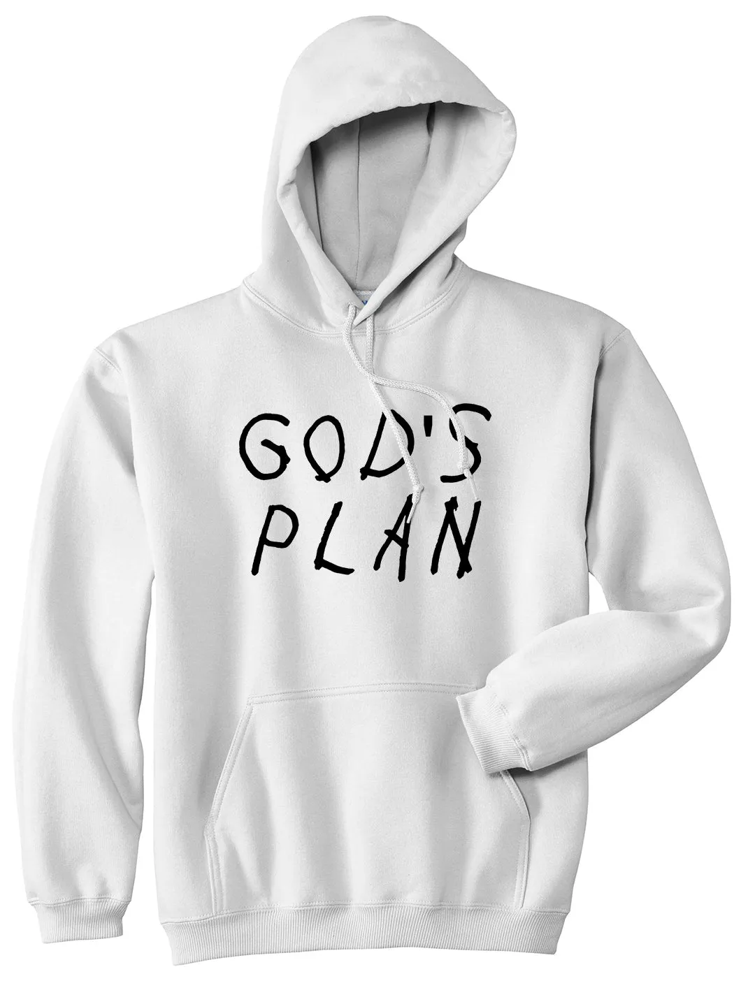 Gods Plan Mens Pullover Hoodie