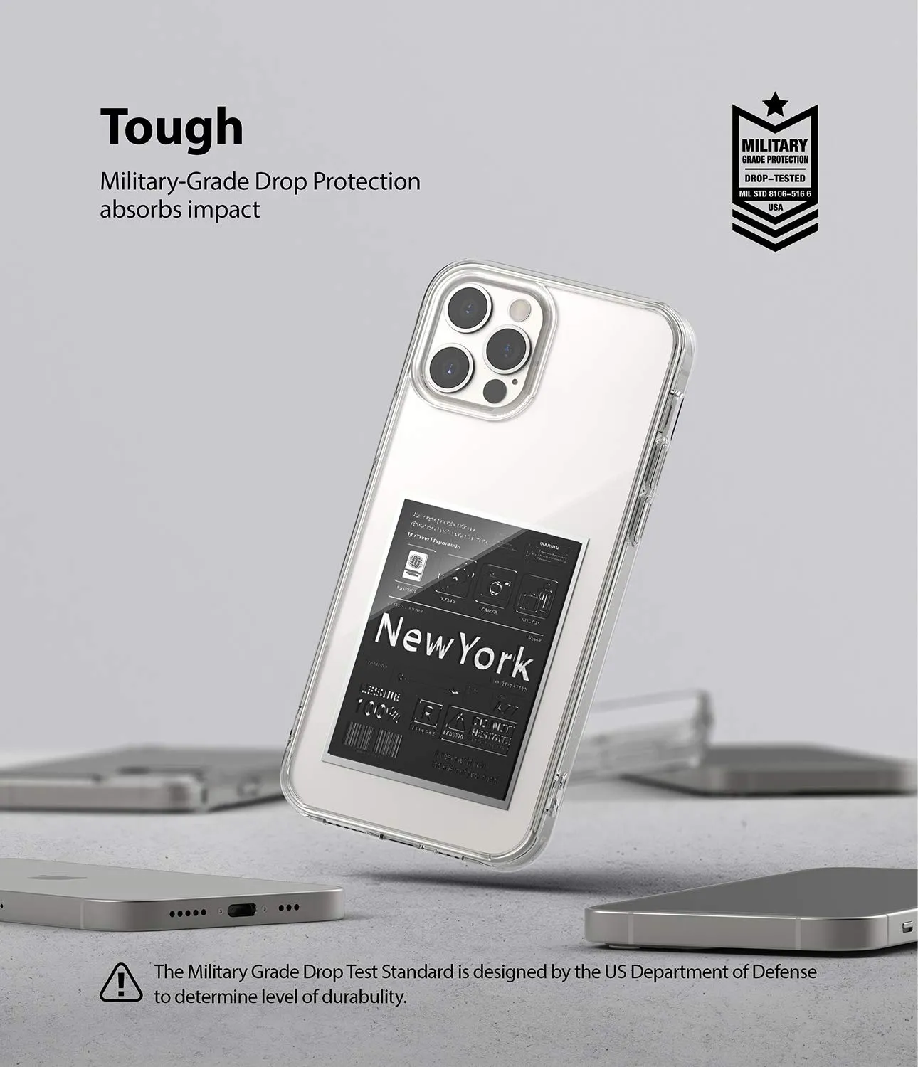 iPhone 12 / 12 Pro Back Cover Case | Fusion Design - New York : Label