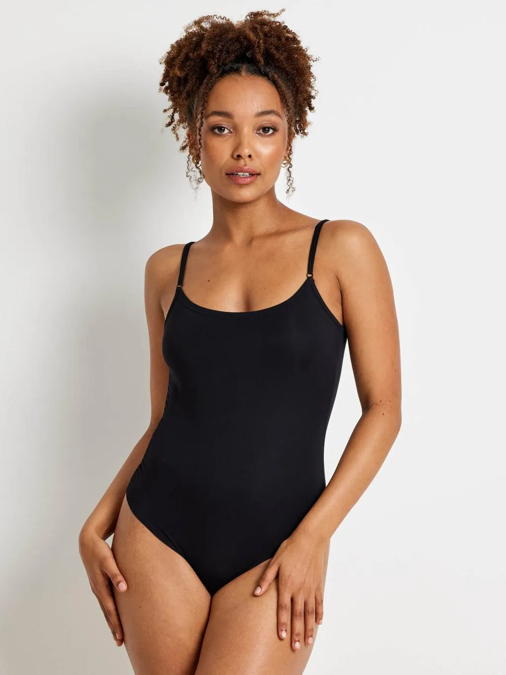 Kayser Clean Cut Modal Bodysuit - Black