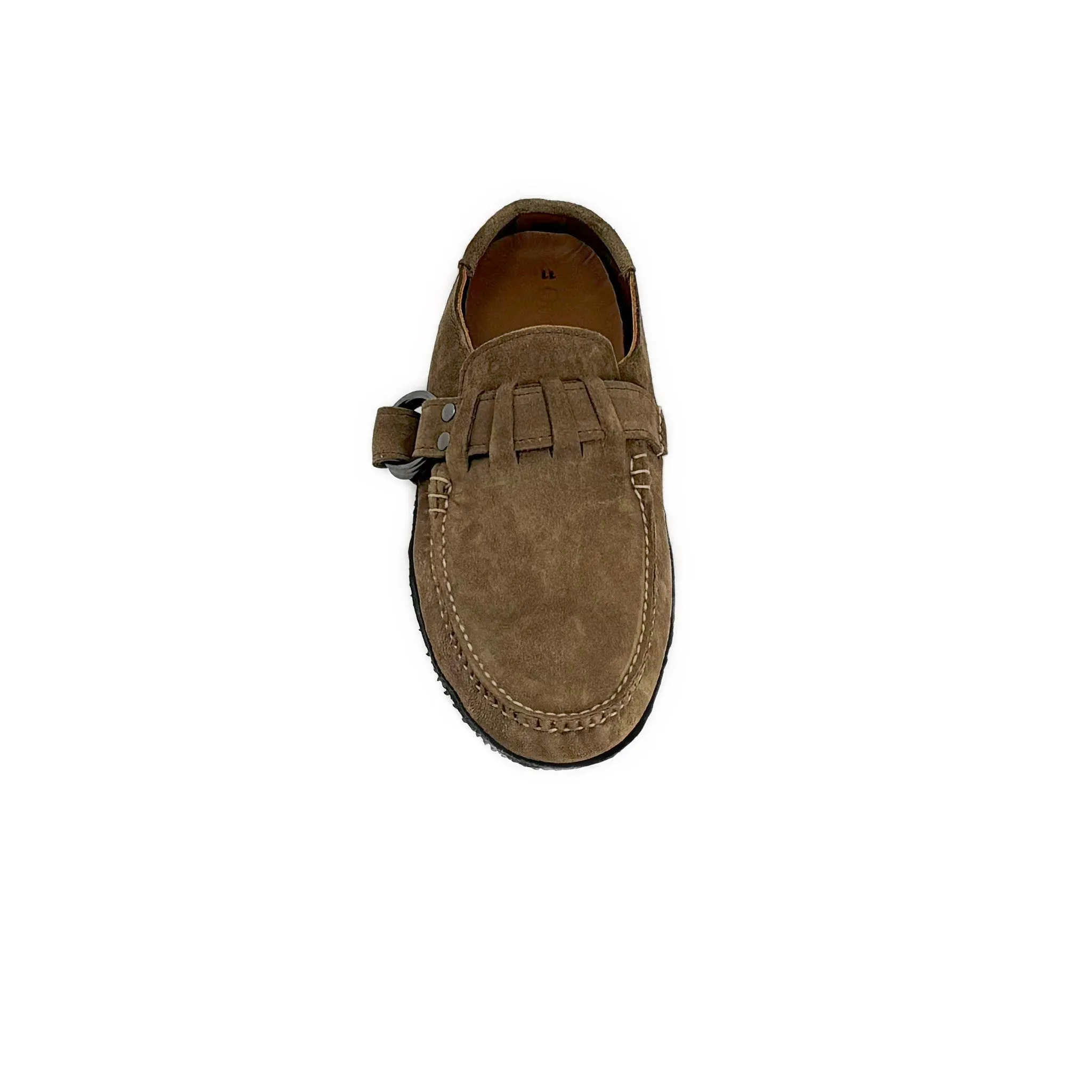 LE Men’s Ring Mule: Mushroom Suede