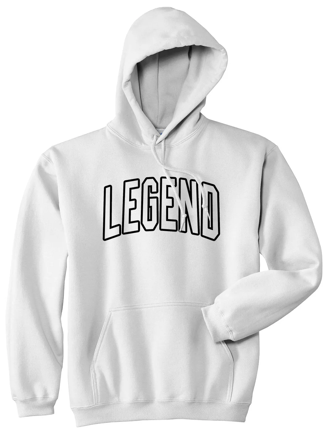 Legend Outline Mens Pullover Hoodie