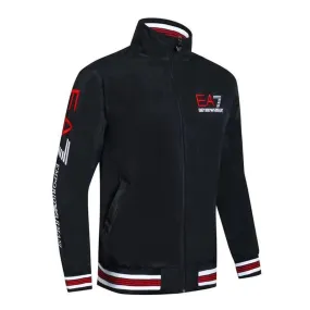 Men's Long Sleeve Black Track Jacket