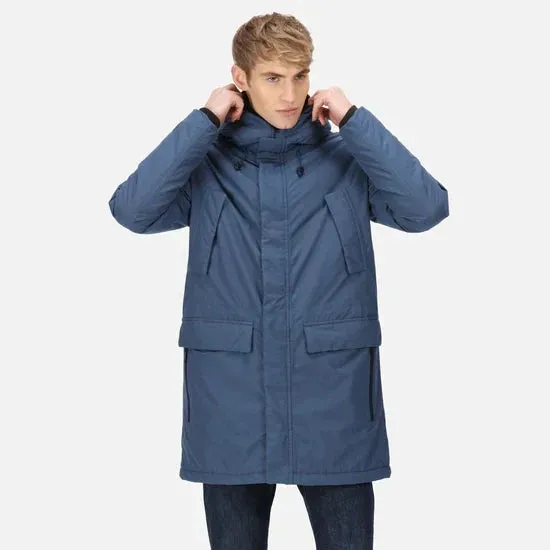 Men's Tavaris Waterproof Parka Jacket | Dark Denim