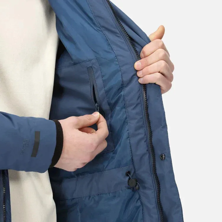 Men's Tavaris Waterproof Parka Jacket | Dark Denim