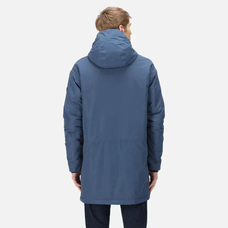 Men's Tavaris Waterproof Parka Jacket | Dark Denim