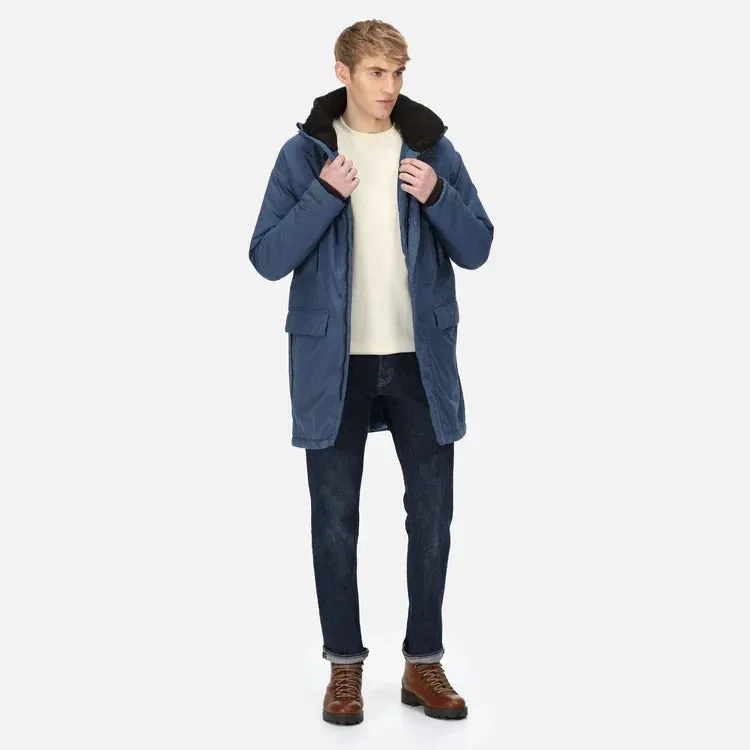 Men's Tavaris Waterproof Parka Jacket | Dark Denim