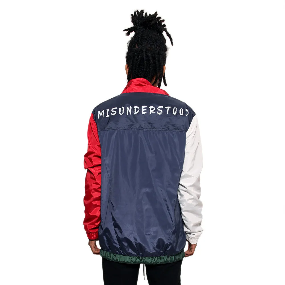 Misunderstood USA Windbreaker Pullover Track Jacket