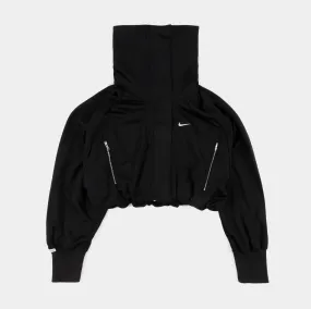 NSW Oversized Cropped Track Womens Jacket (Black)