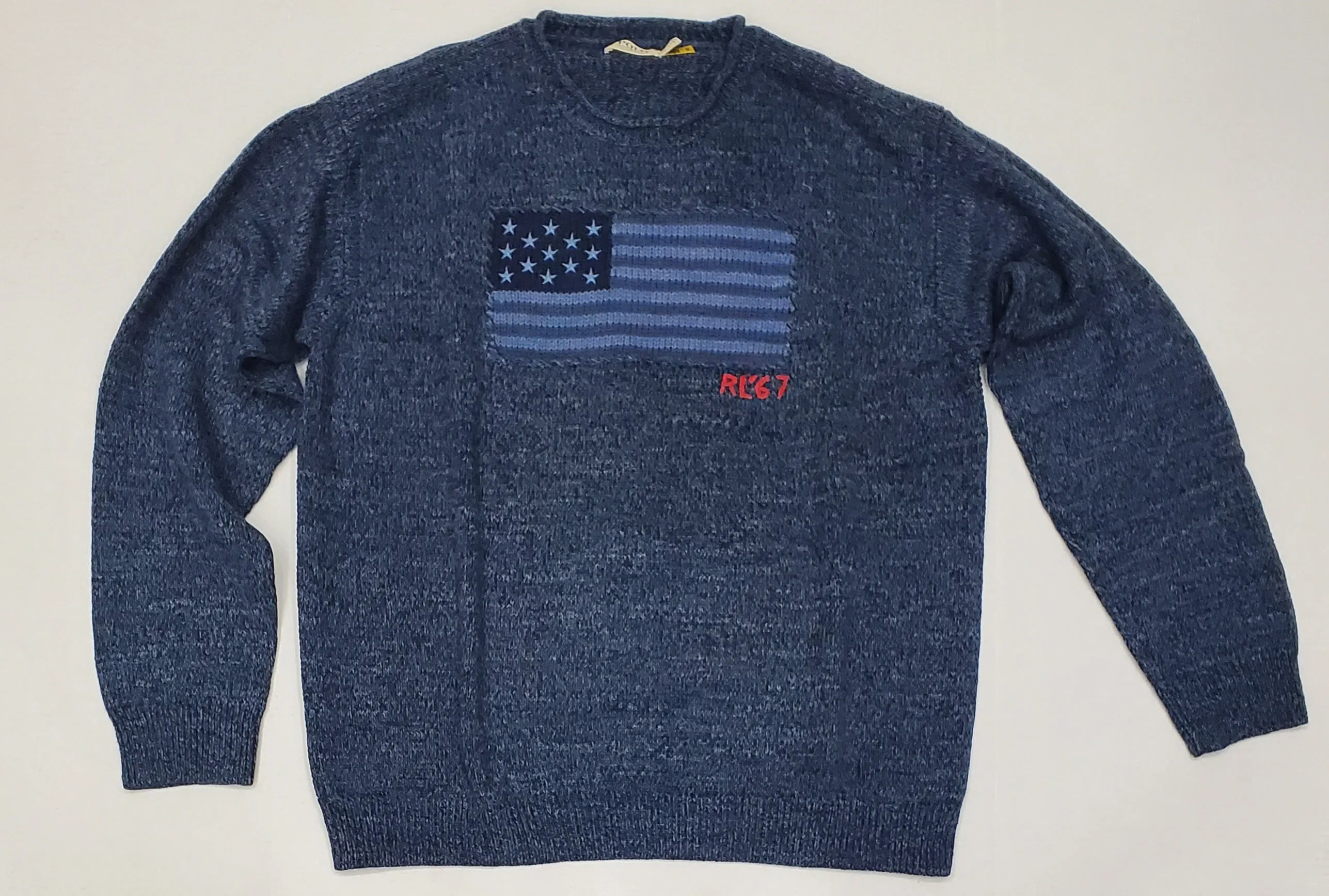 Nwt Polo Denim and Supply American Flag RL'67 Sweater