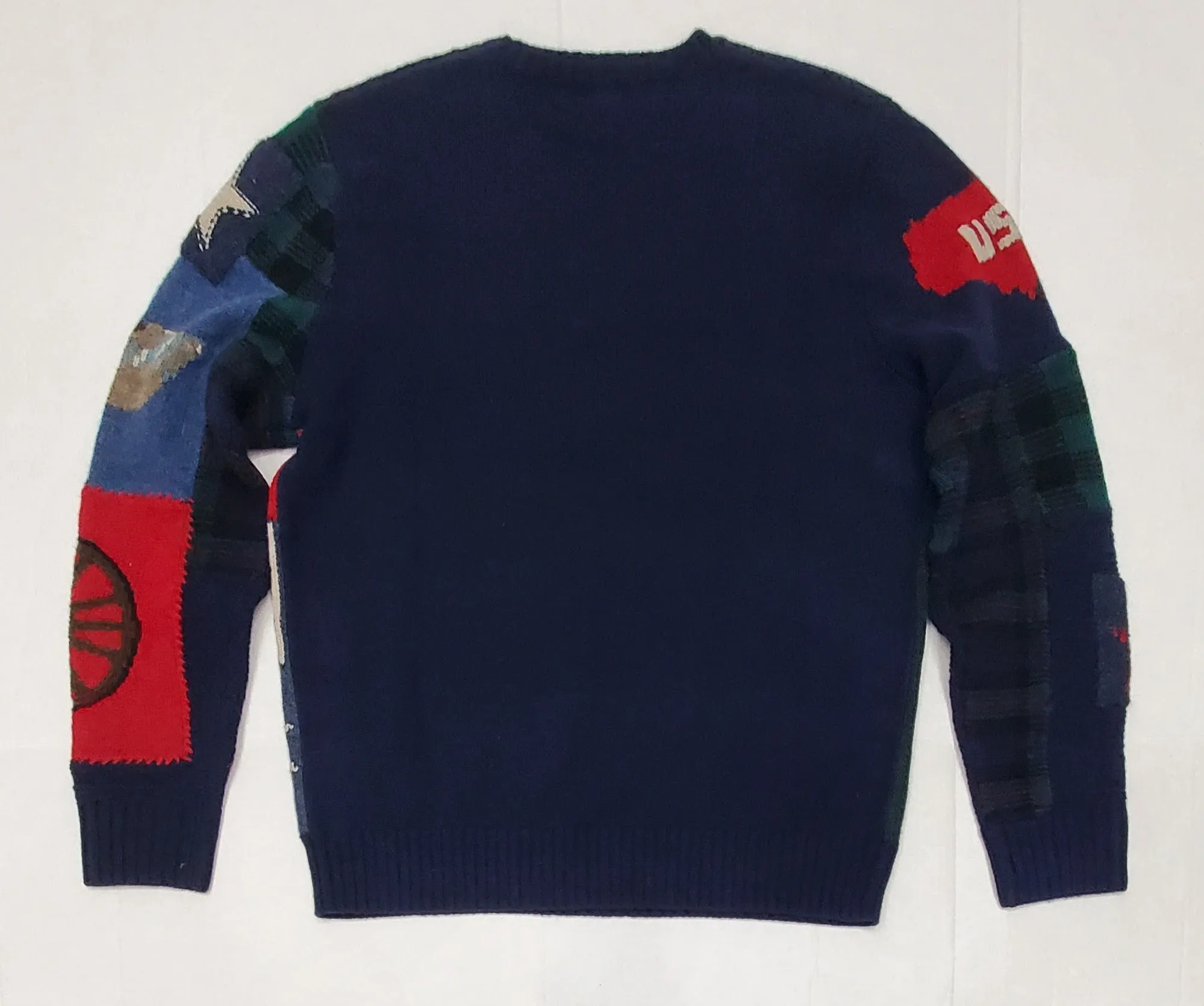 Nwt Polo Ralph Lauren Patchwork Sweater