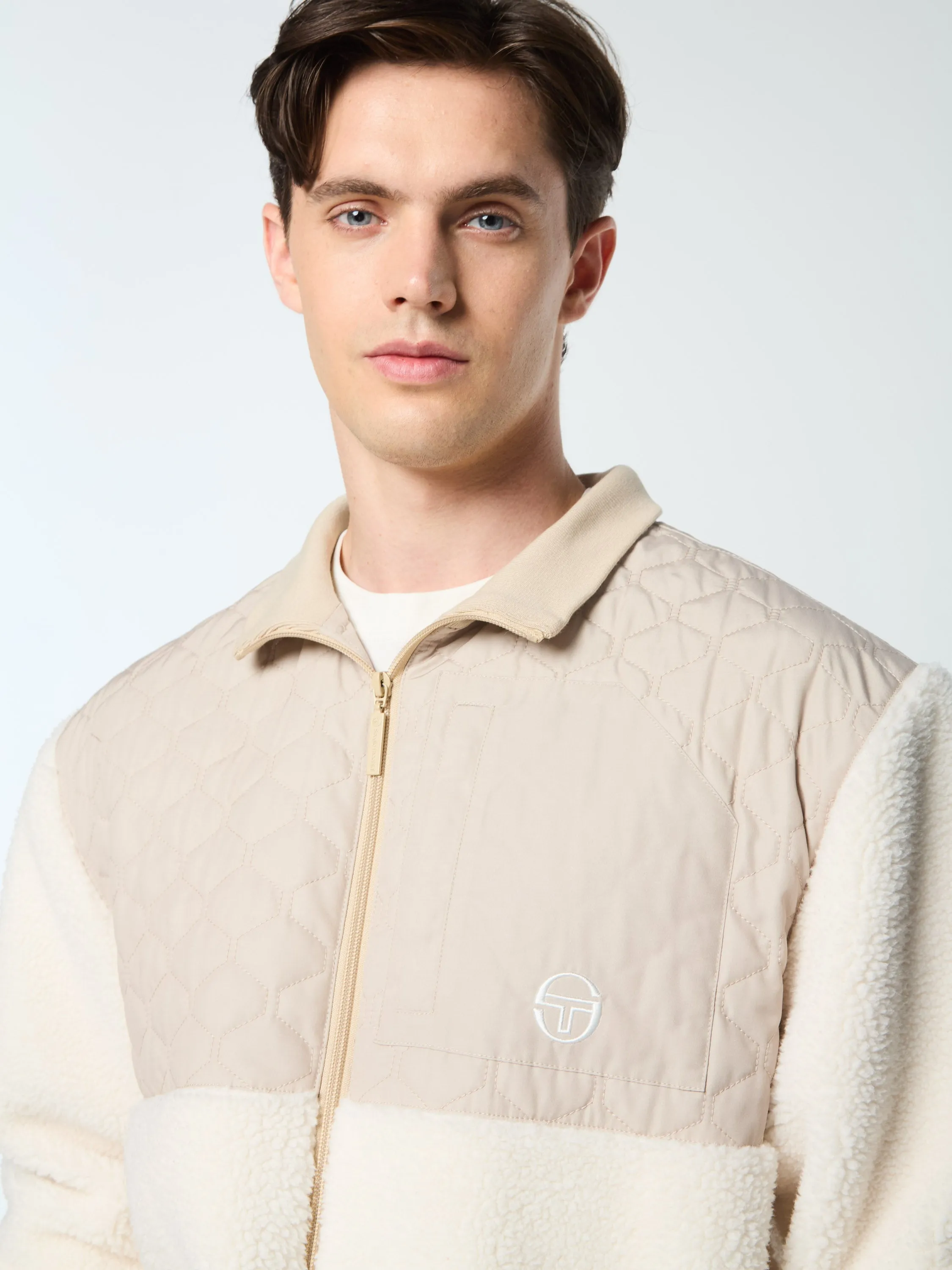 Padula Sherpa Jacket- Gardenia