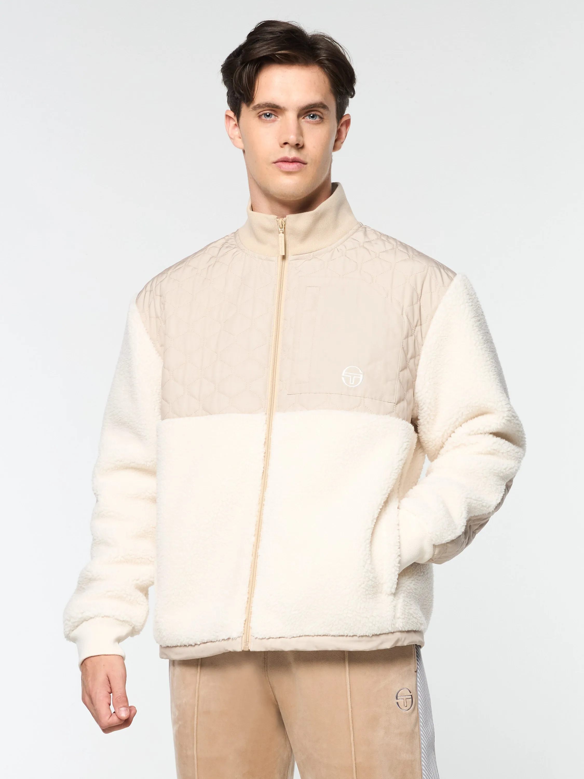 Padula Sherpa Jacket- Gardenia