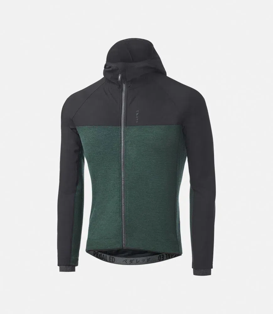 PEDALED Jary AllRoad Hooded Jersey - Forest Green