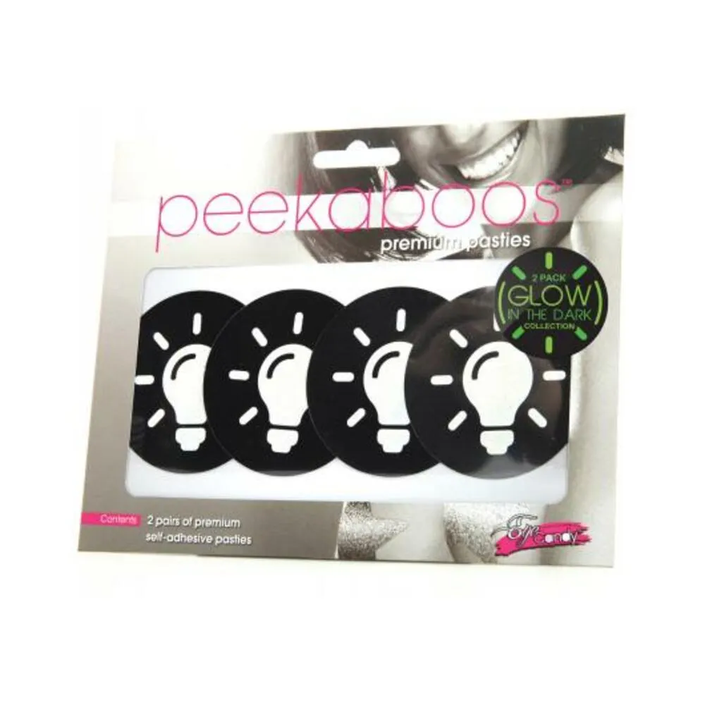 Peekaboos Glow In The Dark Light Bulb - Pack Of 2