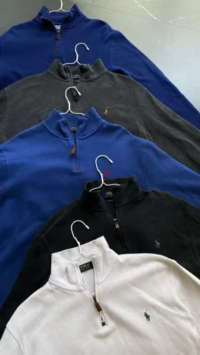 Ralph Lauren polo 1/4,full zip sweater