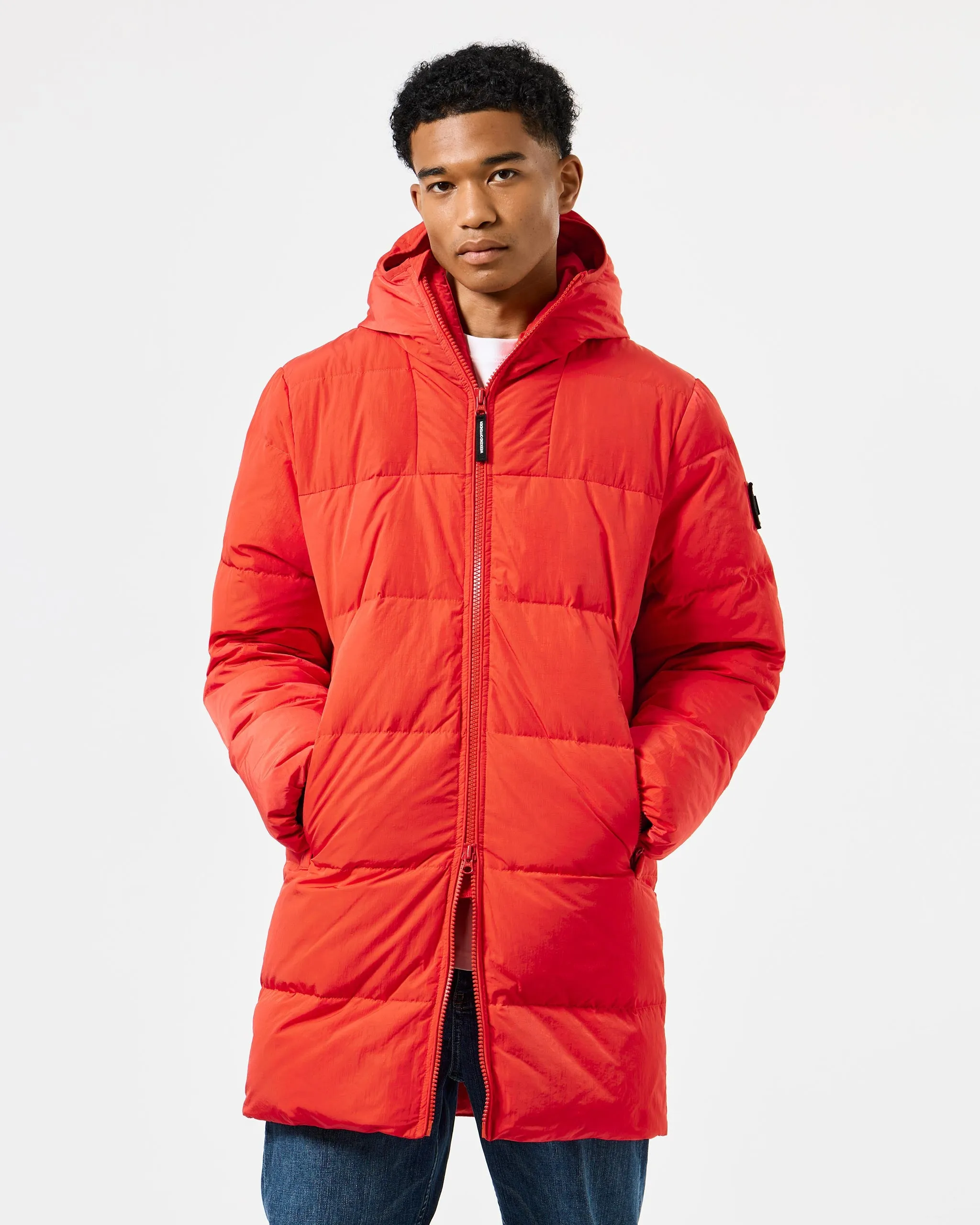 Sapporo Longline Down Jacket Cayenne Red