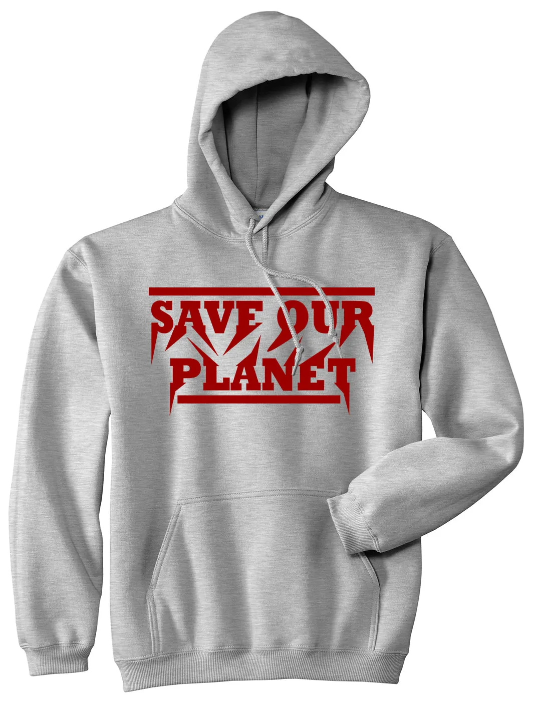 Save Our Planet Mens Pullover Hoodie