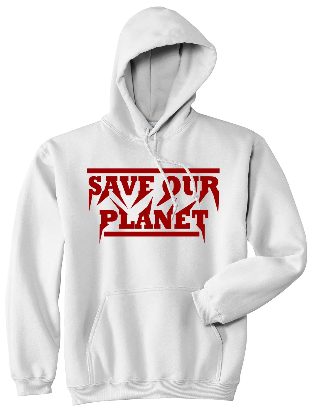 Save Our Planet Mens Pullover Hoodie