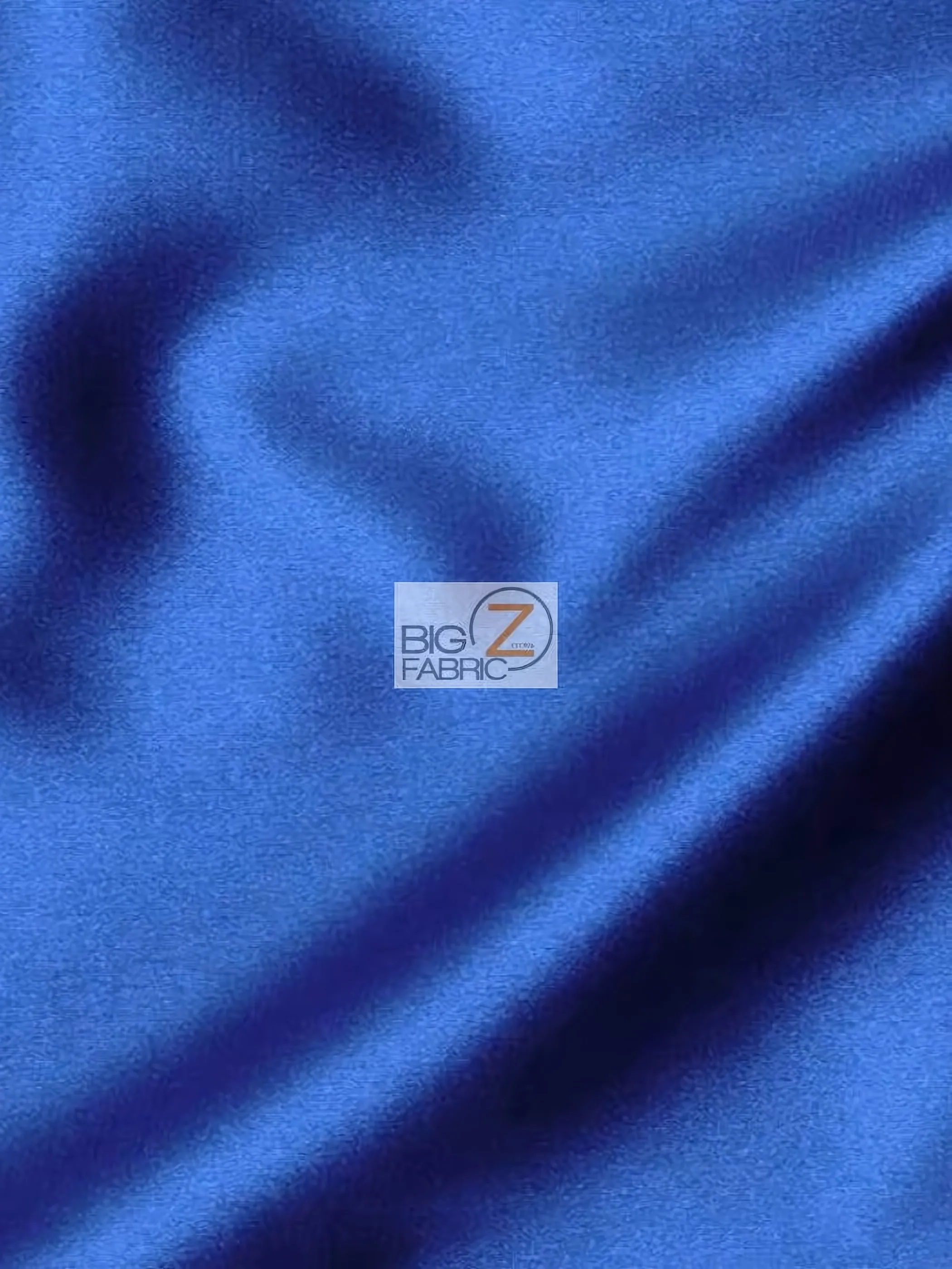 Solid Crepe Back Satin Fabric / Royal / Sold By The Yard (Second Quality Goods)