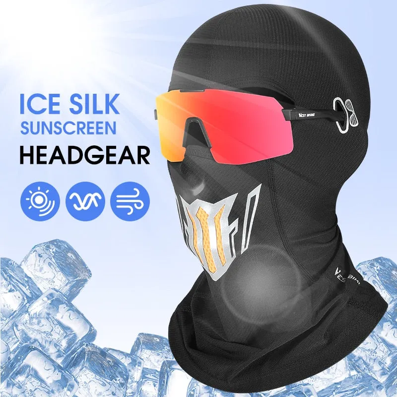 Summer Anti-UV Cycling Cap Hat Ice Silk Men Balaclava Bicycle Outdoor Sport Motorcycle MTB Bike Riding Bandana