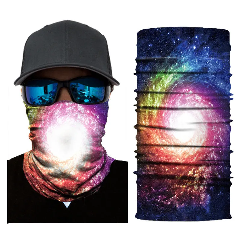 Sun Mask a Variety of Patterns UV Protection Towel Scarf Neck Cycling